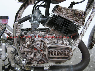 Street Fighter Yamaha Skull Art