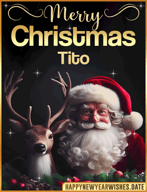 Merry Christmas gif Tito