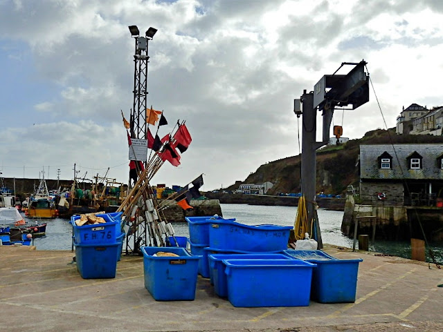 Fishing equipment on Mevagissey harbour