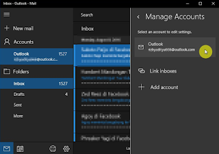 Cara Menghapus Akun Email di windows 10