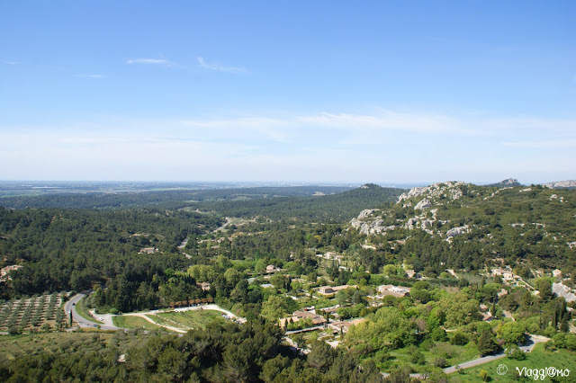 Il panorama sulla Valle de l'Enfer da Les Baux de Provence