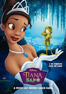 Tiana y el Sapo - Cartel