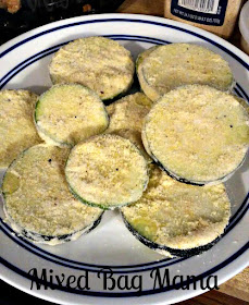 seasoned zucchini slices