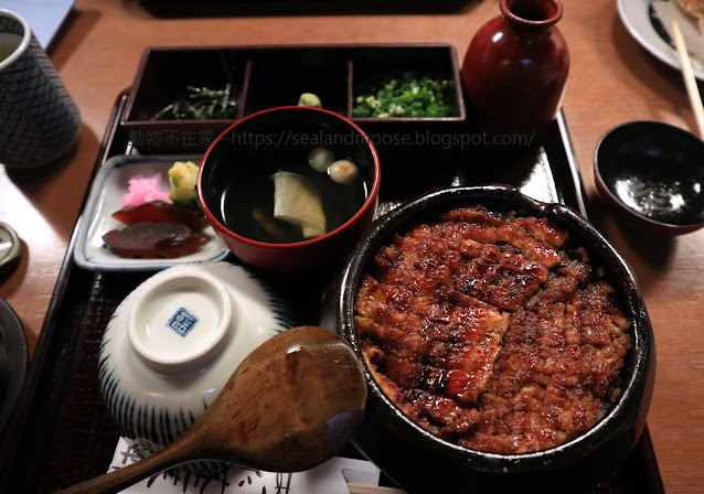 蓬萊軒的招牌 Hitsumabushi 鰻魚三吃蓋飯