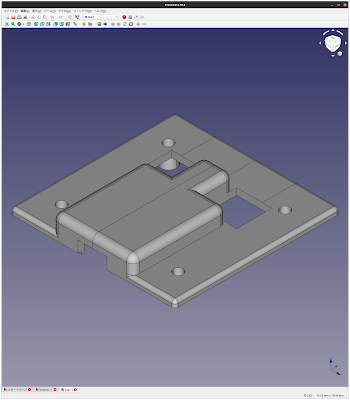 FreeCADによるマクロパッドのエンクロージャのモデリング