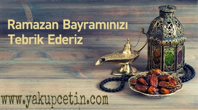 Ramazan Bayramımız Kutlu Olsun