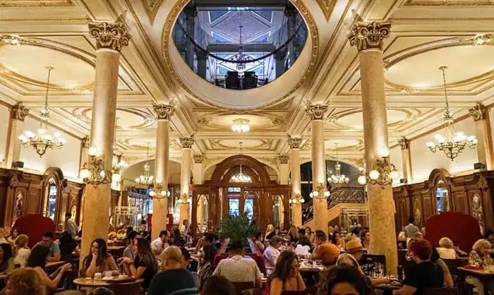 cafe la ideal, suipacha a metros de obelisco