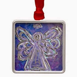 Purple Angel Color Series Ornament