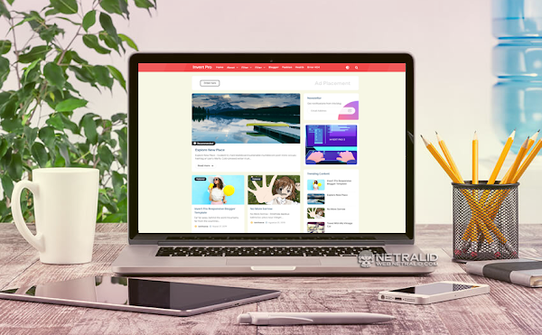 [ Invert Pro ] Responsive Blogger Template 