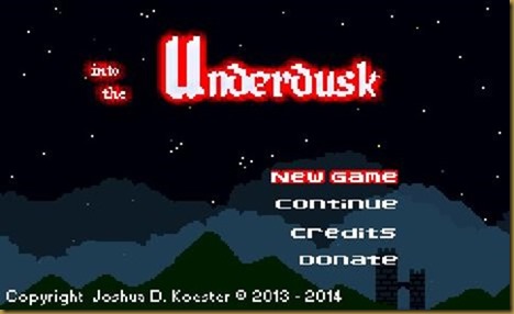 Into the Underdusk