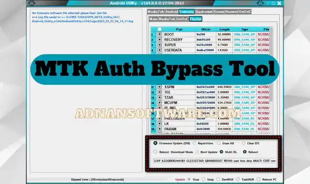 android tool or mtk authentication bypass