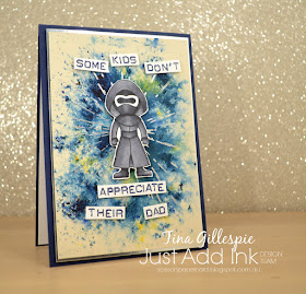 scissorspapercard, Stampin' Up!, Kindred Stamps, Neat & Tangled, Just Add Ink, Galactic Adventures: The Sequel, Time Warp, Labeler Alphabet, Brushos