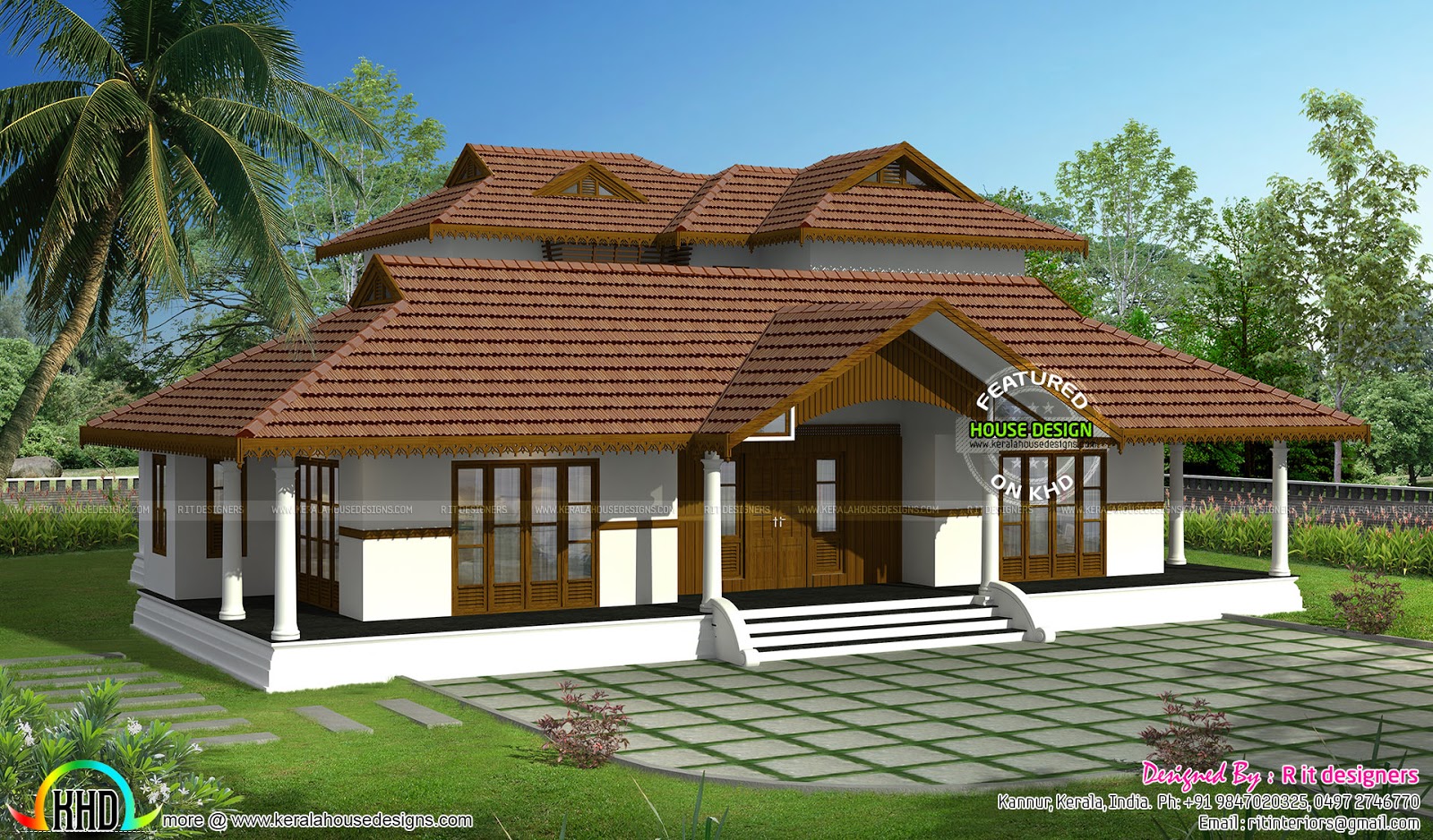  Kerala traditional home with plan Kerala home design and 