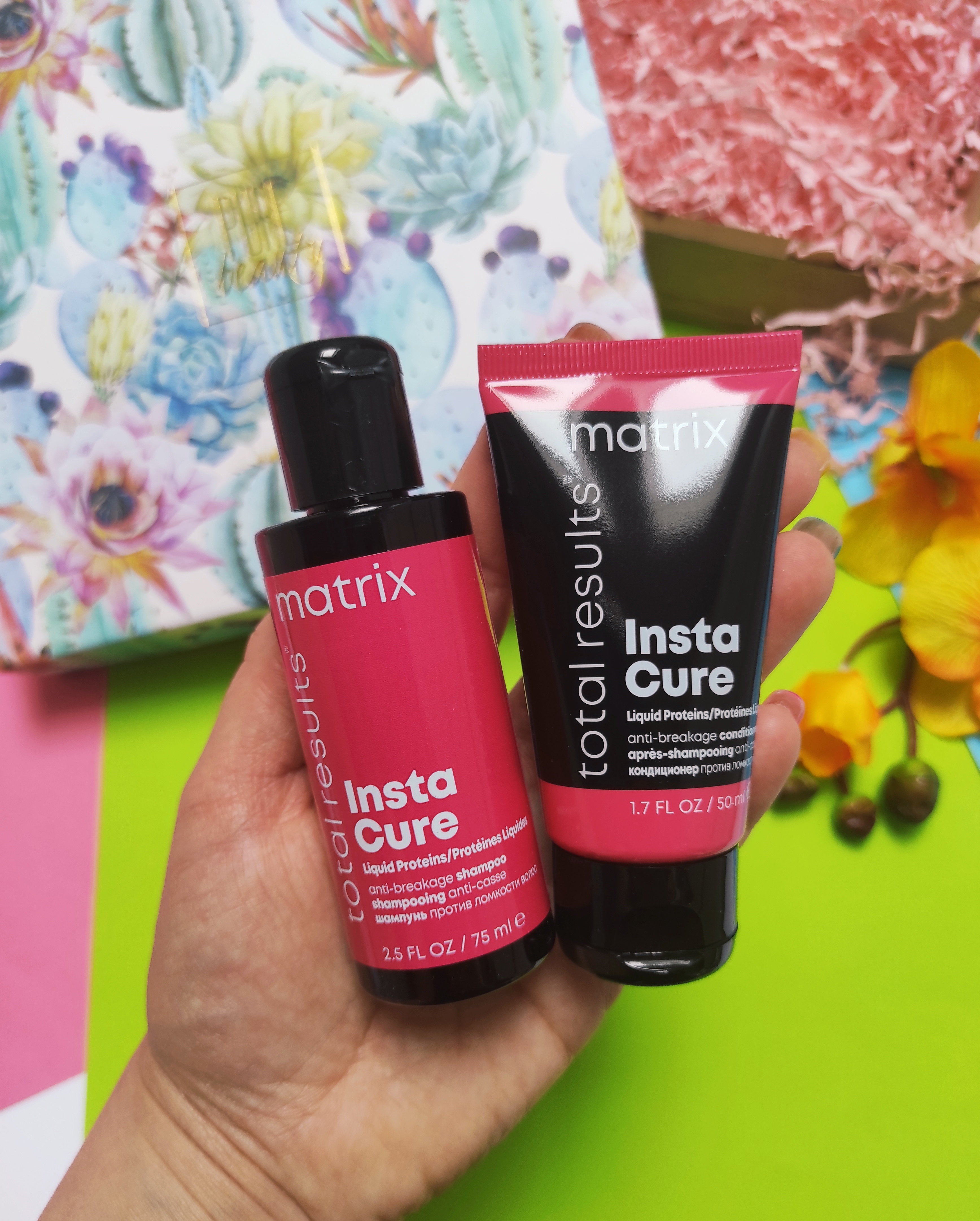 MATRIX TOTAL RESULTS INSTACURE - szampon i odżywka mini produkty