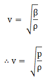 Newton's formula for the velocity of sound