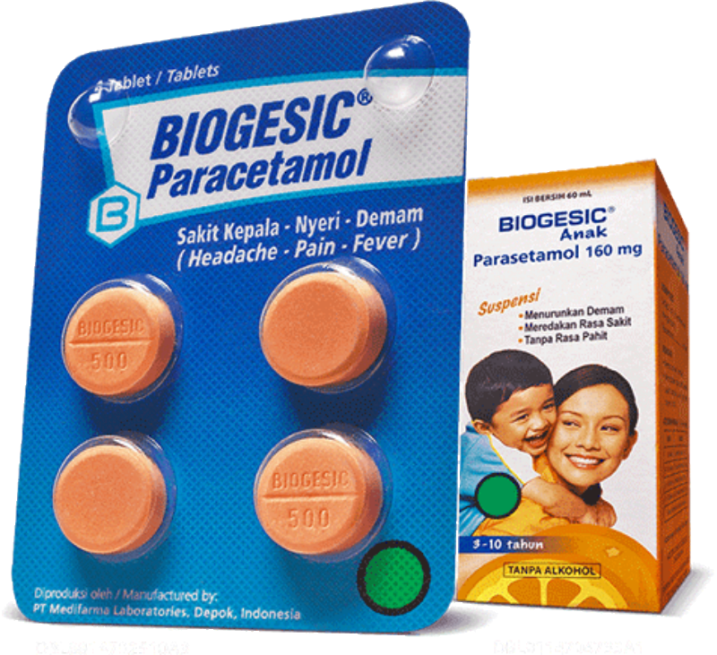 BIOGESIC, Obat Demam untuk Keluarga