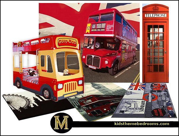 Bring city life into your home with this amazing retro London rug