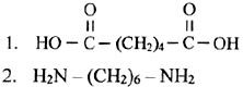 Monomer-monomer pembentuk polimer, asam heksanadioat, asam adipat, 1,6-diaminoheksana, kimia un 2017