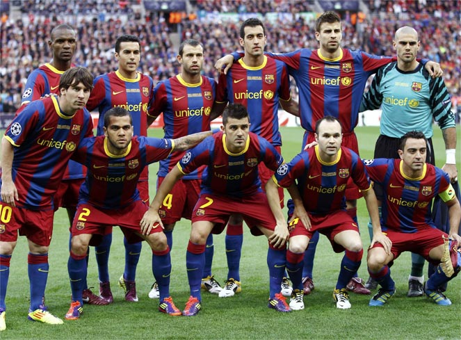 FC BARCELONA Champions 2011 Champions League  football barcelona champions league