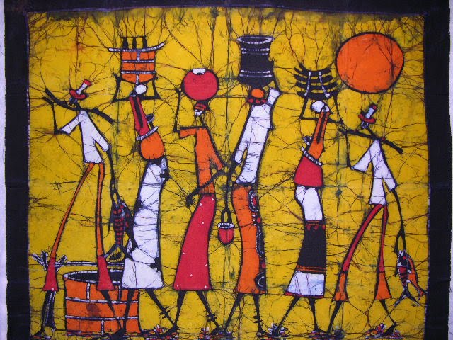 World Travel Art  African  Batik  Art 