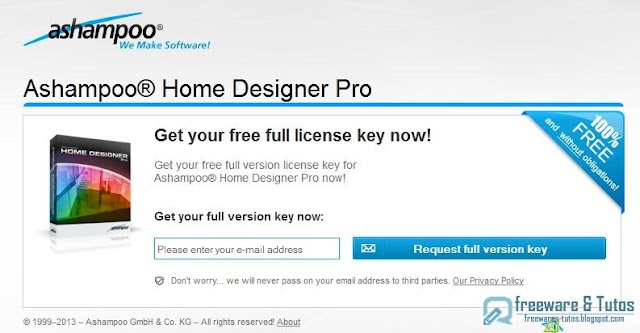 Offre prompotionnelle : Ashampoo Home Designer Pro gratuit !