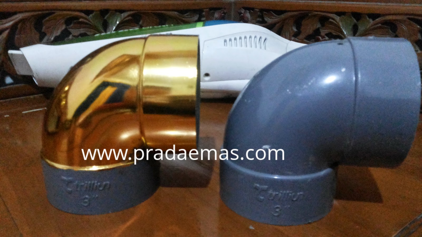 GOLD DAN SILVER CHROME  DENGAN SISTEM TEMPEL PRADA Cara 