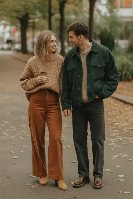 Chunky Knits + Corduroy Everything