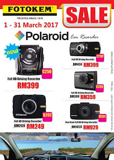 Polaroid Car Recorder Promotion at Fotokem (1 March - 31 March 2017)