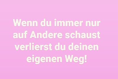 schau nicht auf andere - Boerlinerin