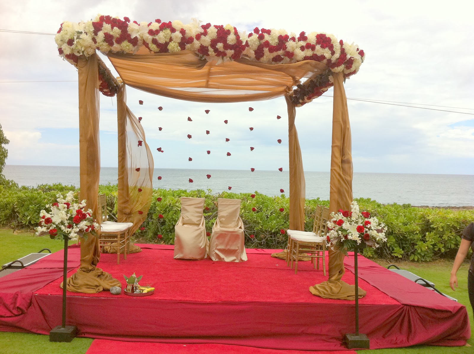 hindu wedding backdrop design