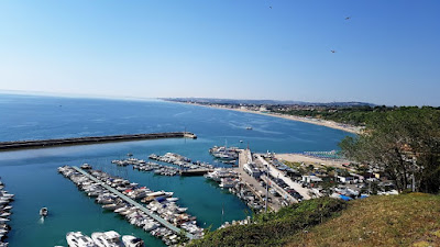 Numana panoramica porticciolo dalla Torre