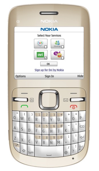 The Nokia C3 comes in 3 cool