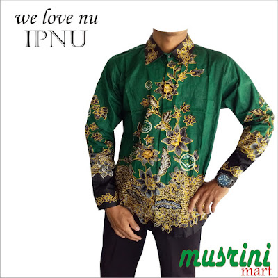 JUAL GROSIR ECER BAJU BATIK IPNU NASIONAL MURAH