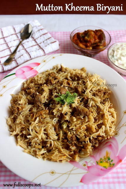 Mutton Kheema Biryani