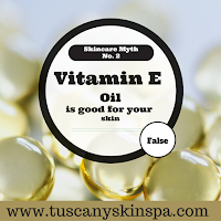 vitamin e, oil, antiaging, skin, skincare, myths