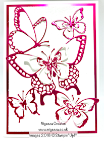 Butterfly Card Using Stampin' Up! Free Foil