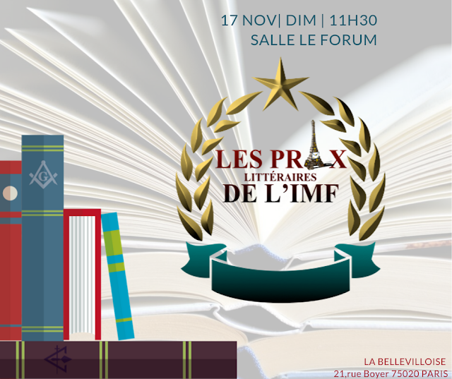Institut Maçonnique de France à l'occasion du Salon Maçonnique Du Livre De Paris | 17 Nov | DIM | 11H30