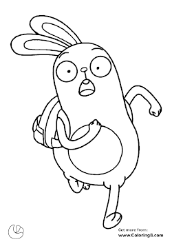 Barry from Kiff Coloring Page