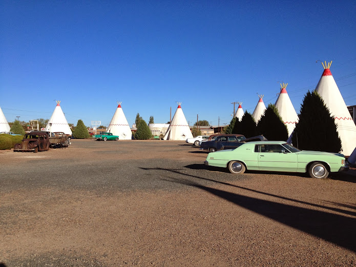 Peterbrownroute66, at wigwam hotel