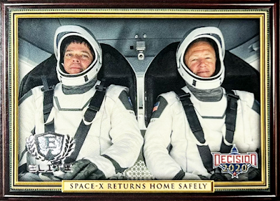 2020 Decision Trading Cards : Elite E21 - Space-X Returns Home Safely
