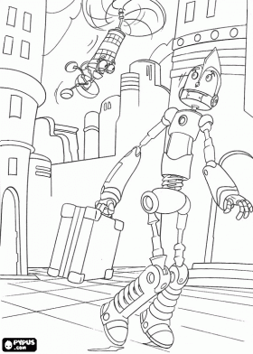 Robot Coloring Pages