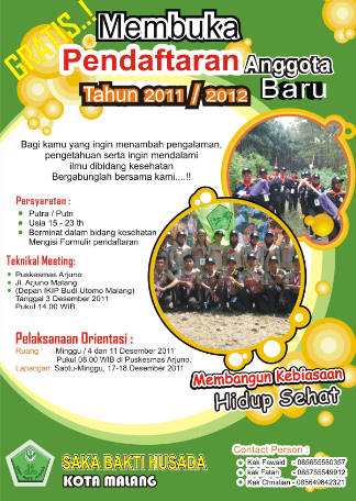 contoh desain pamflet keren