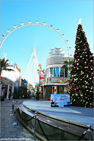 Navidad en Las Vegas 2017: Árbol en The Linq Promenade y la High Roller