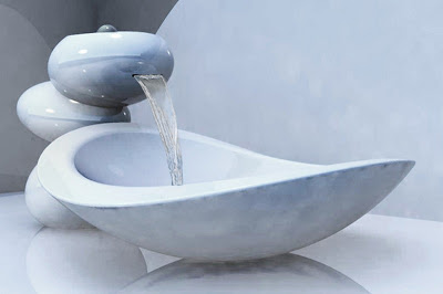This Water Stone Faucet Designed By Omer Sagiv