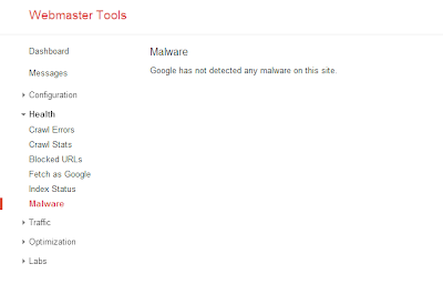 Google Webmaster Tools Malware detector