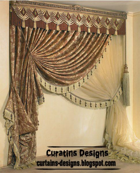 Contemporary brown curtain and windows treatment ideas for bedroom ...