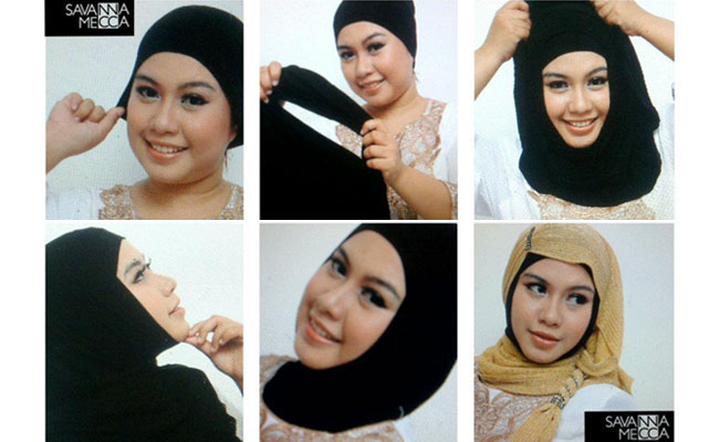 TUTORIAL PAKAI JILBAB Cara Memakai Hijab Agar Wajah 