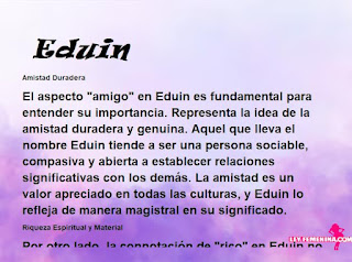 significado del nombre Eduin