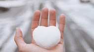 Heart shaped snow mobile wallpaper