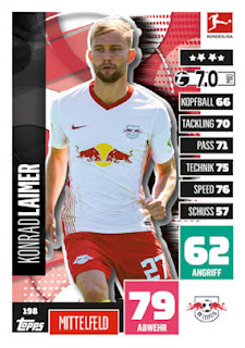 Topps Match Attax Bundesliga 2020-2021 RB Leipzig Set